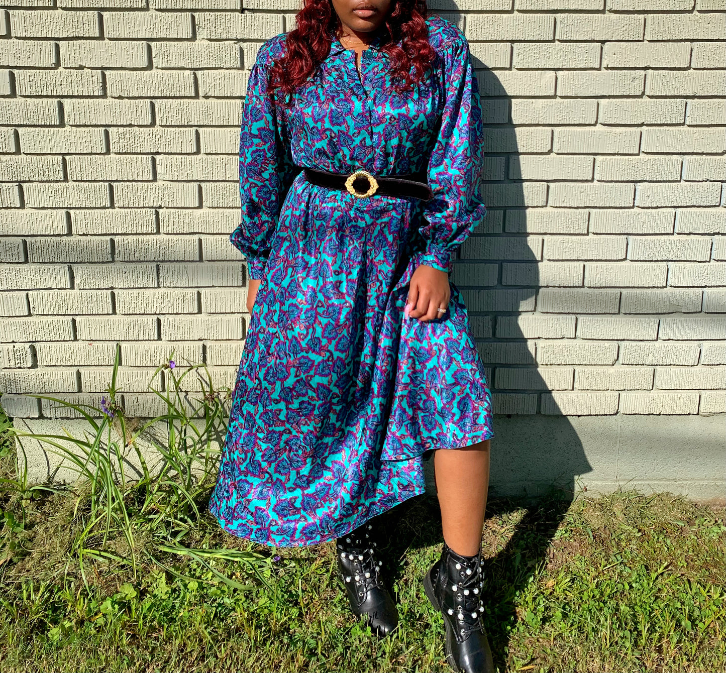 Blue vintage dress